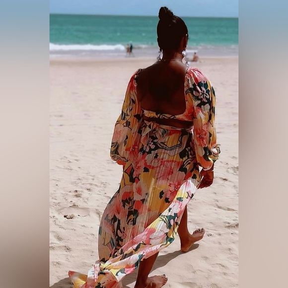 L'ATISTE Vibrant Floral Maxi Dress - Picture 3 of 3